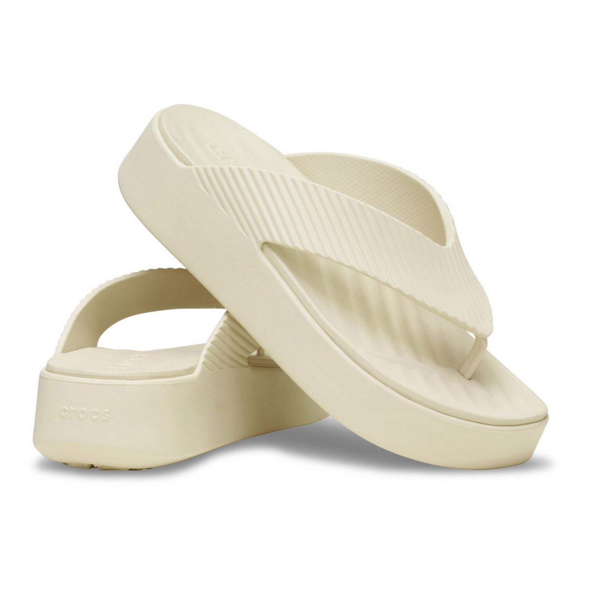 Crocs Getaway Groove Platform Flip Flops For Women With Wedge Platform - Picture 7 of 8