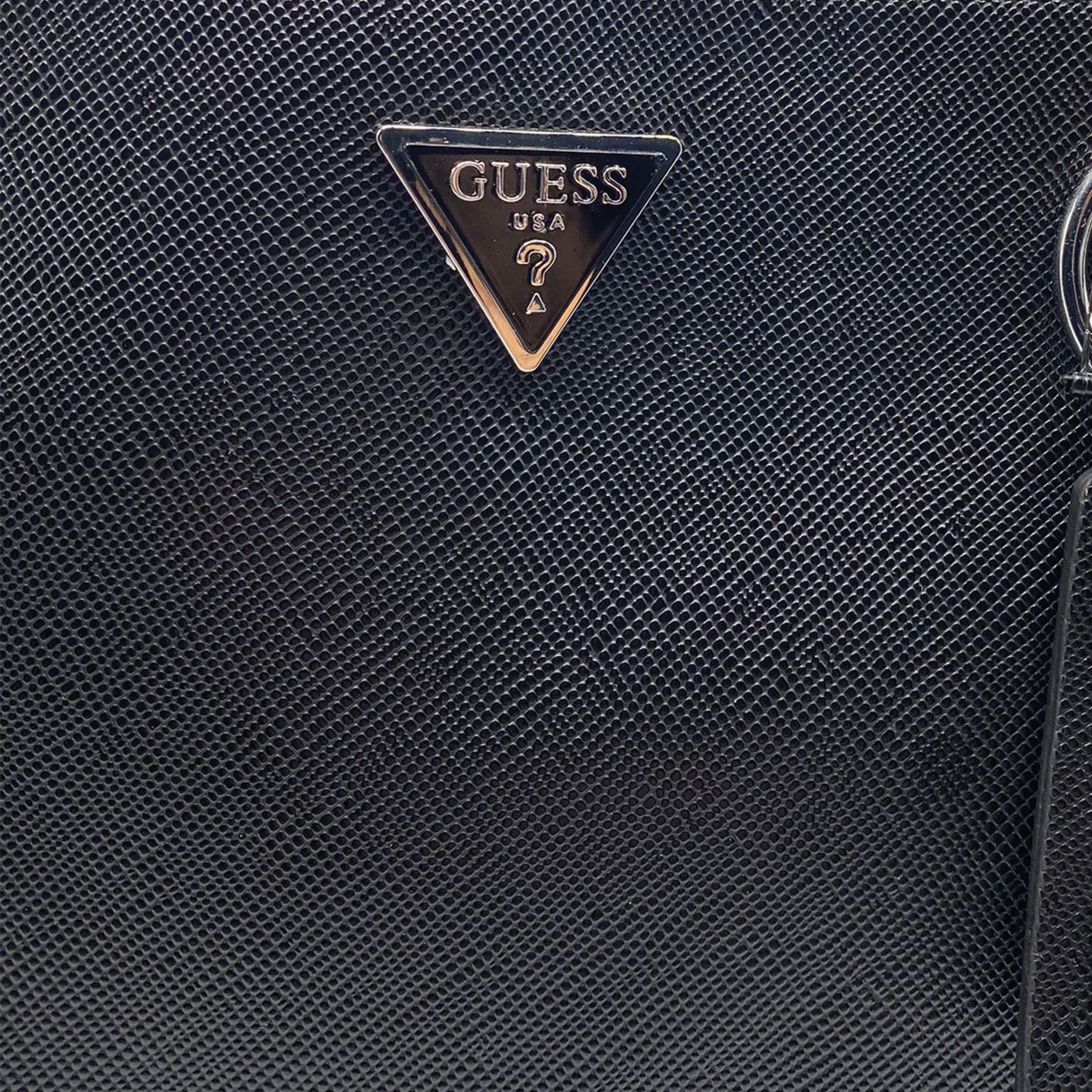 borsa guess nera pelle