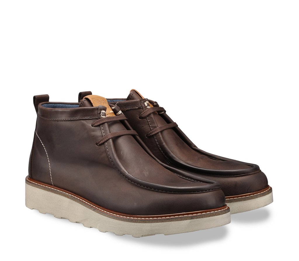 Docksteps Polacchine Marroni Doppio Laccio Uomo