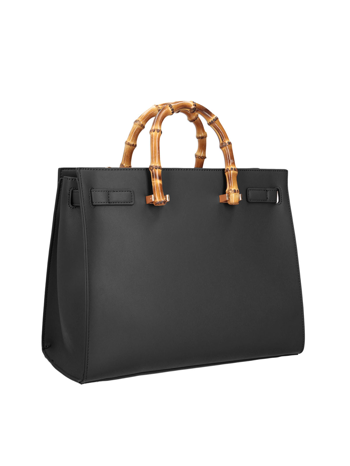 ハンドバッグ LIU JO BAMBOO HANDLE BAG Liu •jo Liu Jo Shoulder Bag With Bamboo Handles In Brown