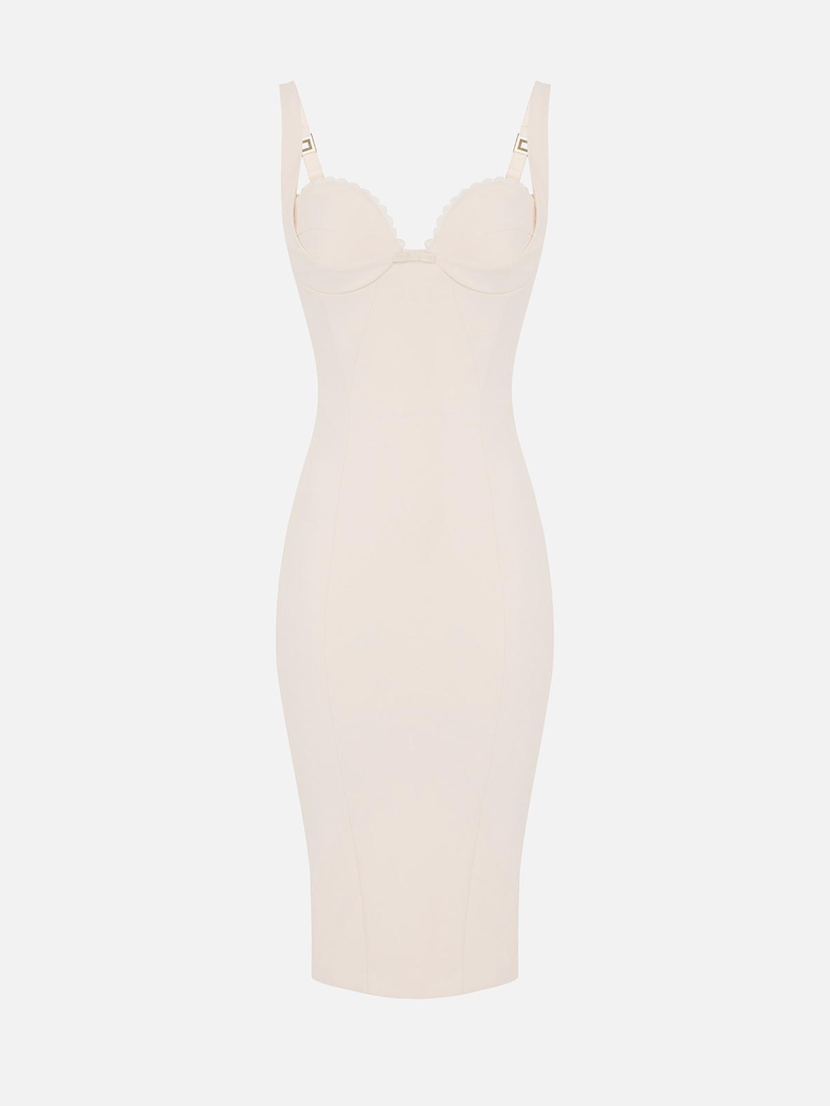 AB85052E2 Elisabetta Franchi Dress In Double Stretch Crêpe