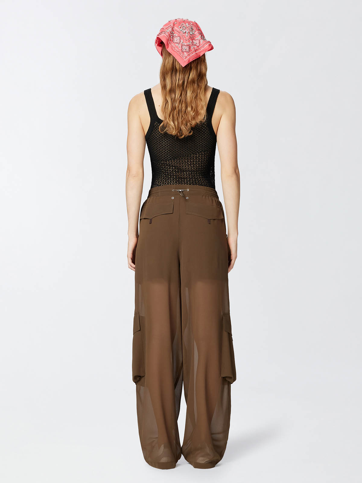パンツ Pinko SOTTOCASA TRANSPARENT CARGO PANTS Pinko Sottocasa Trousers In Green - 51% Off | Editorialist