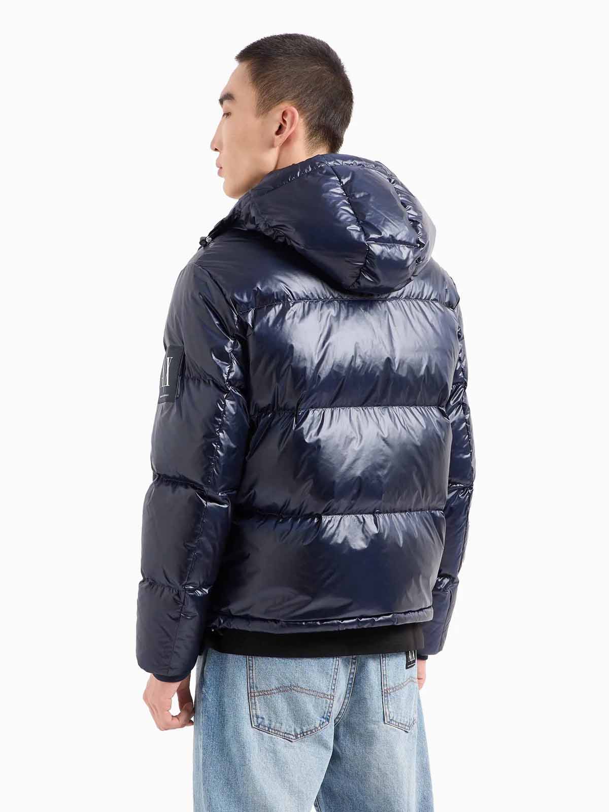 Armani Exchange Down Jacket Logo Exchange Icon Armani Exchange