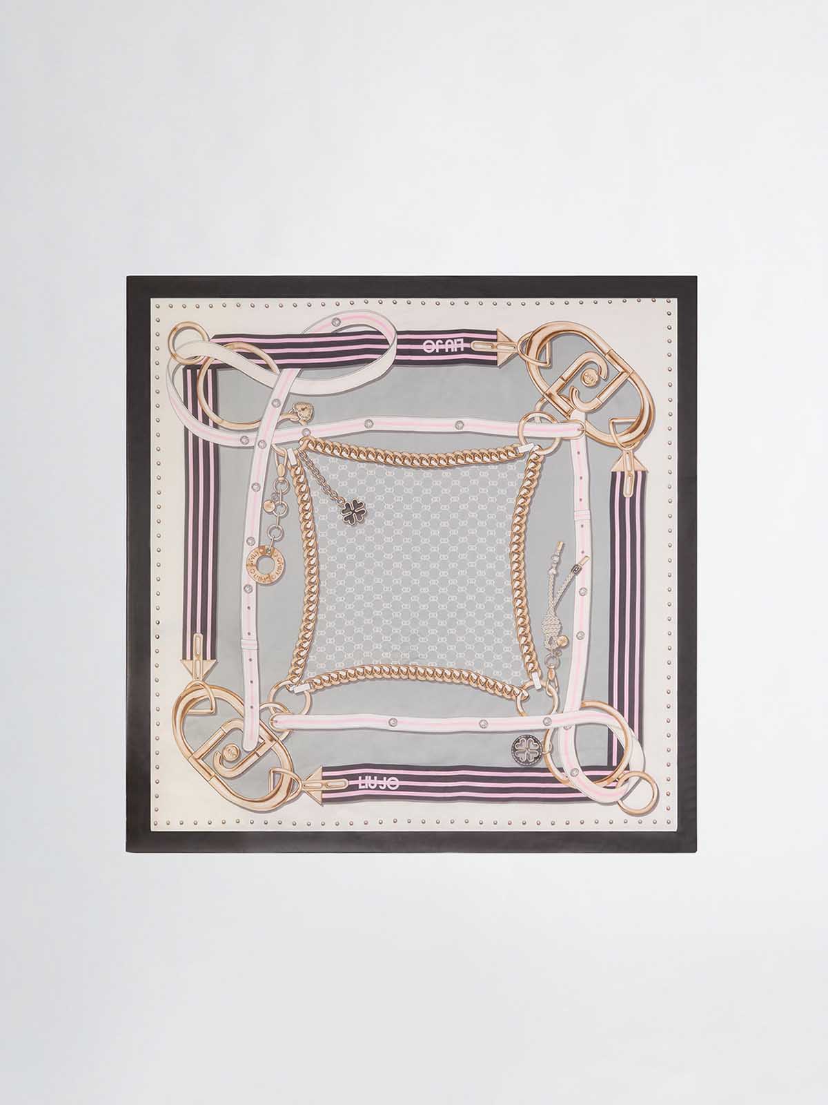 2A5041T0300 Liujo Casual Striped Scarf