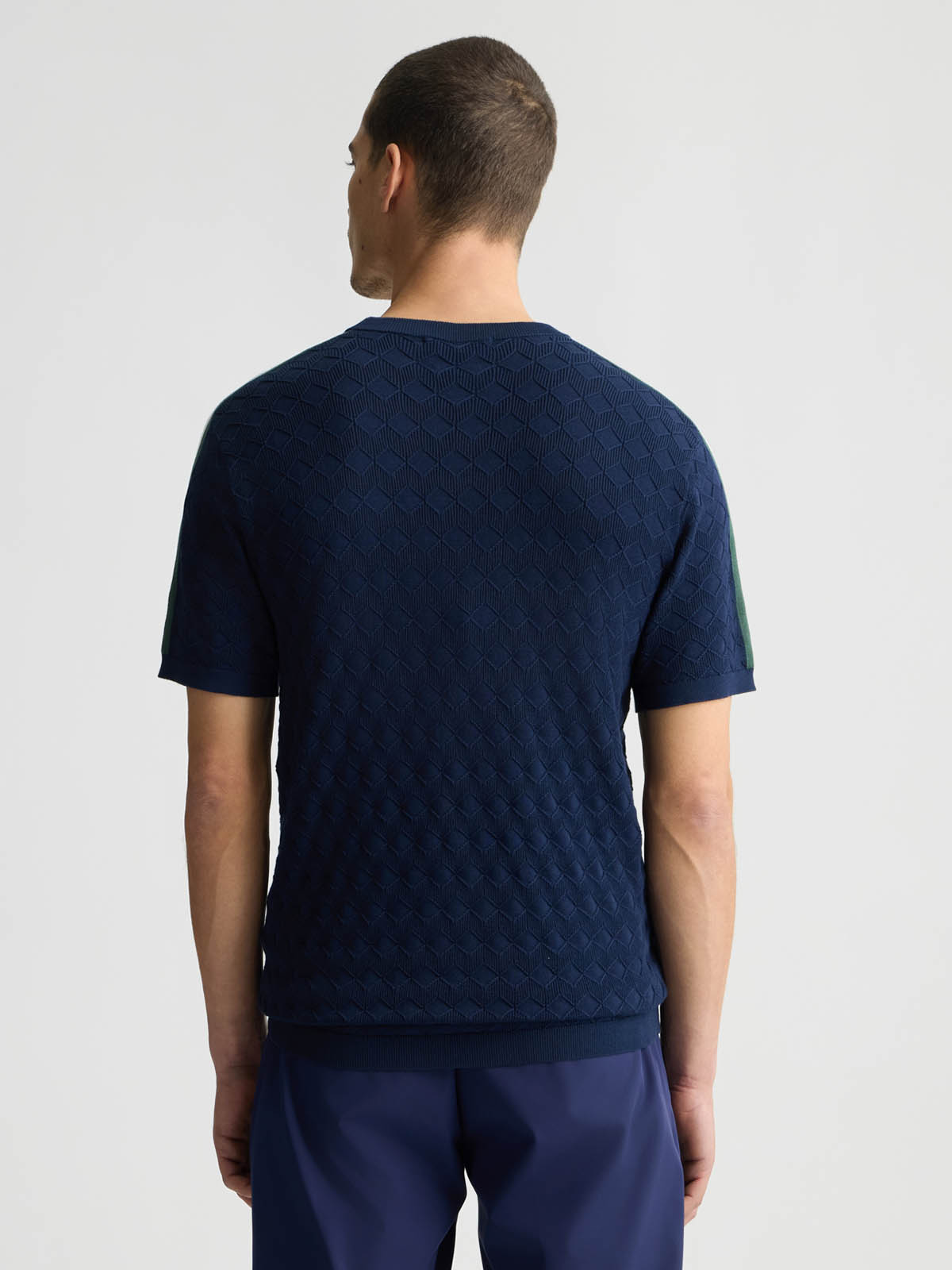 Tシャツ・カットソー LIU JO Men T-shirt Blue QA5125J4799 94013 Logo T-shirt colour dark blue | Liu Jo