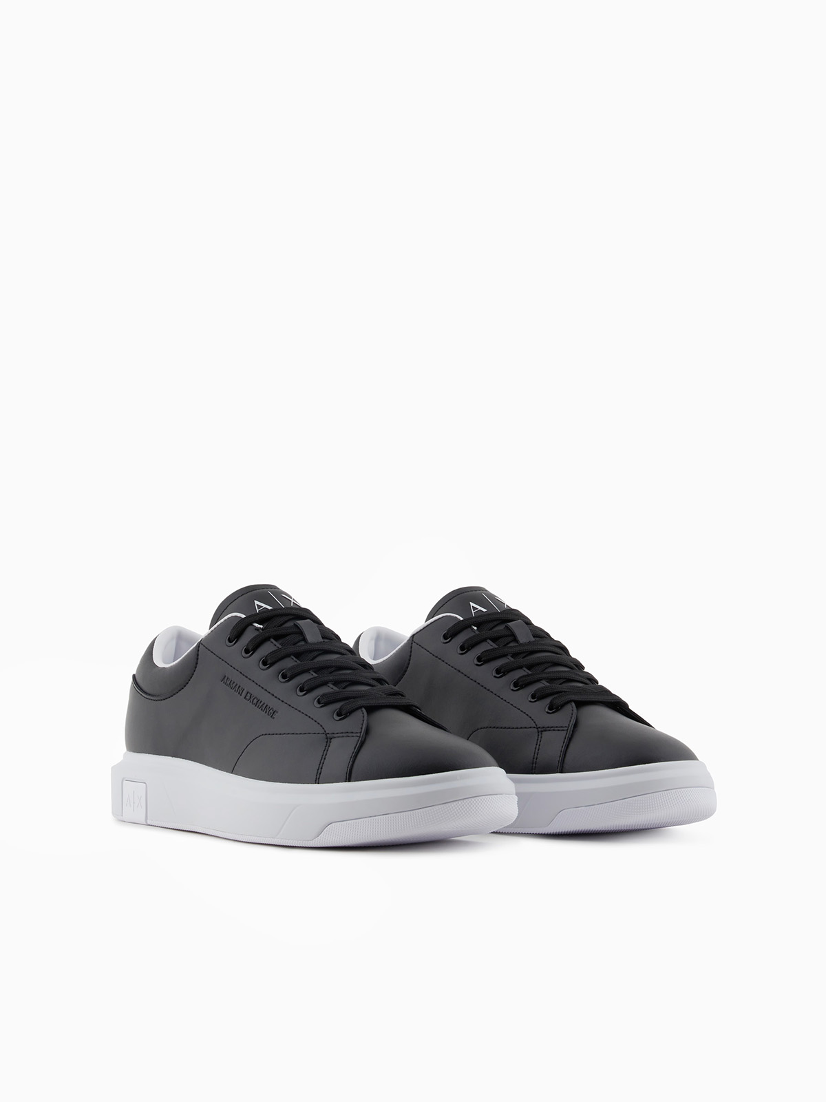 スニーカー ARMANI EXCHANGE Men Sneakers Black XUX123XV534 00002 XUX123XV534 Armani Exchange Sneakers In Action Leather