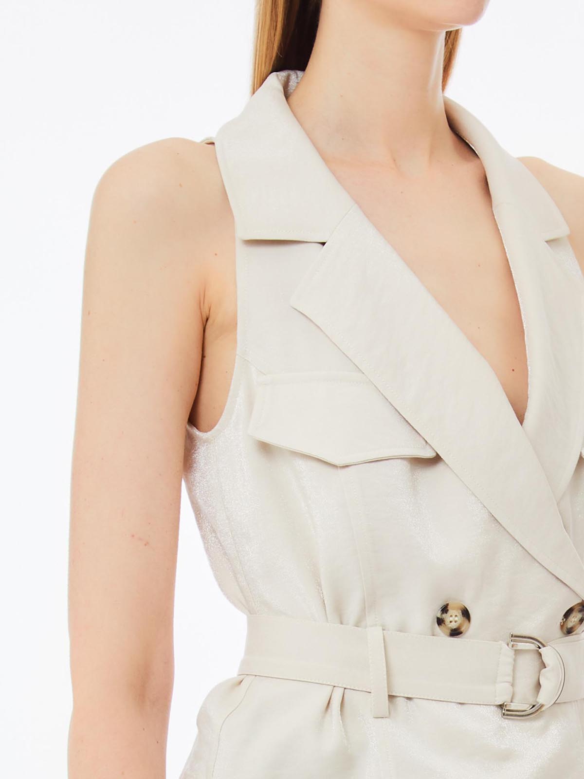 アウターその他 LIU JO Woman Waistcoat Natural WA5422T3406 20304 wkzvgyLYnUkHU6xcWA5422_T3406_2