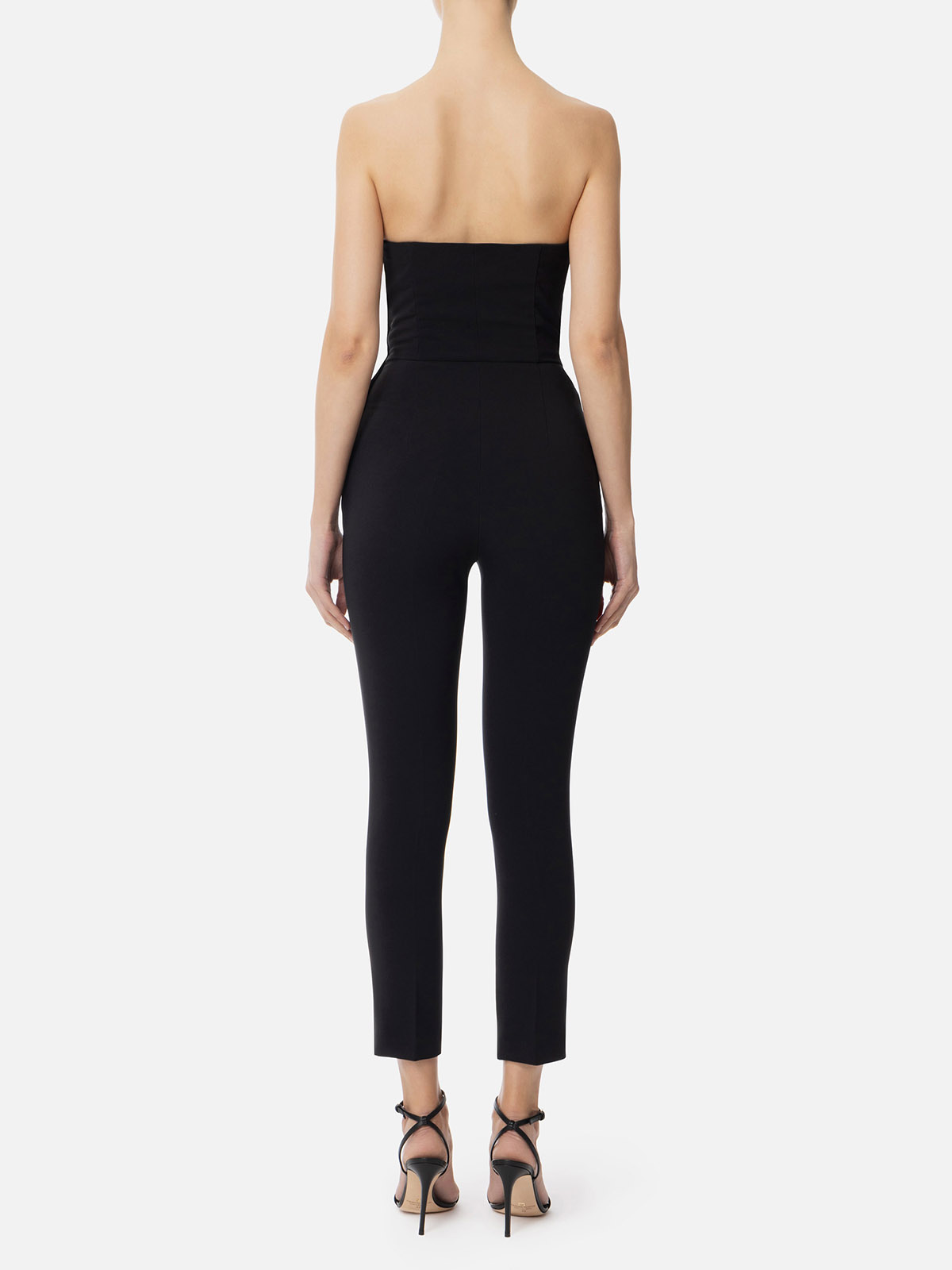 オールインワン・サロペット ELISABETTA FRANCHI Women Jumpsuits TU03951E2 360 WHITE ELISABETTA FRANCHI Women Jumpsuits TU03951E2 360 WHITE