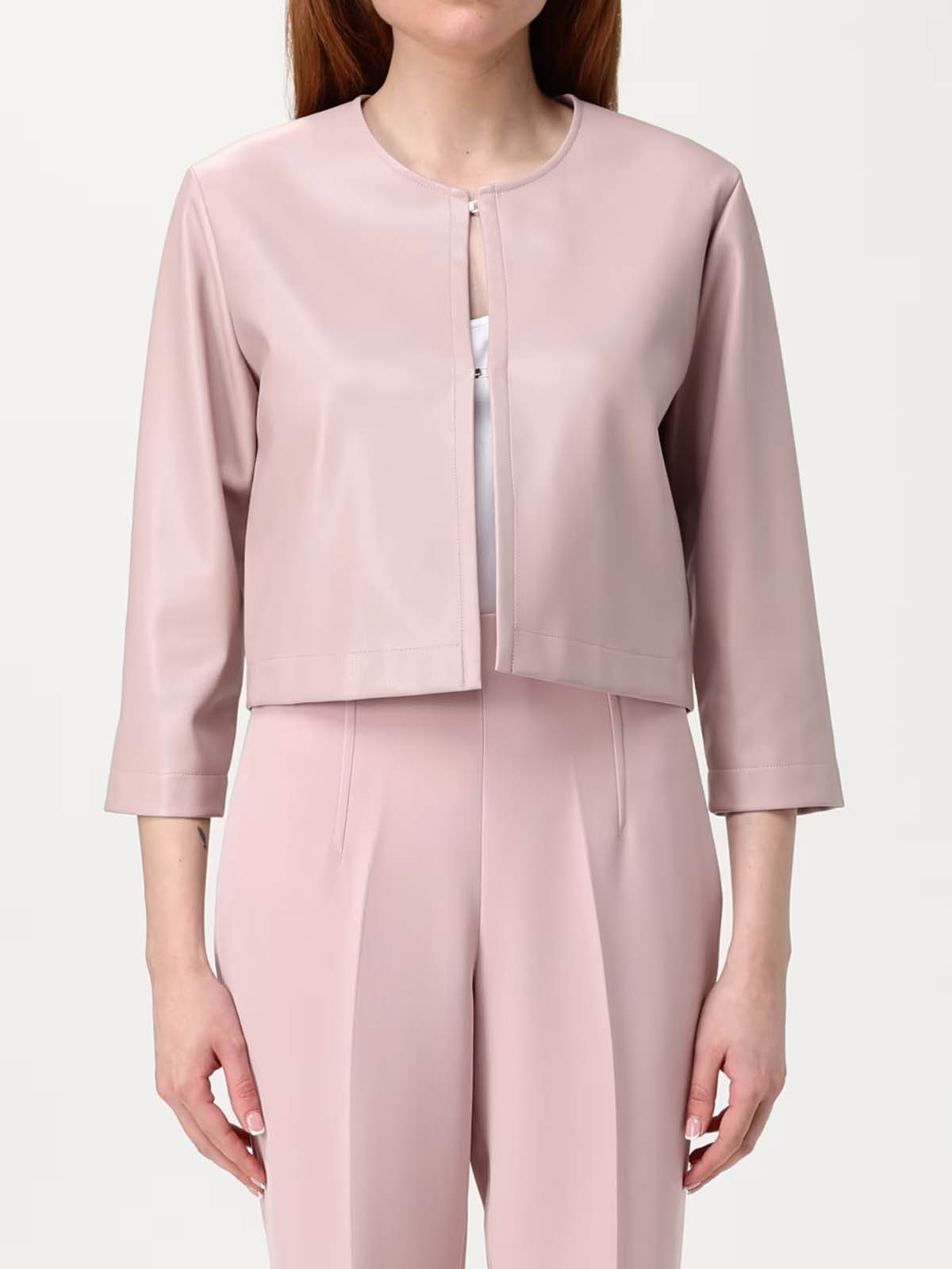 ジャケット LIU JO Woman Jacket Beige CA5393E0624 X0650 LIU JO: women's jacket - Beige | Liu Jo jacket CA5393E0624
