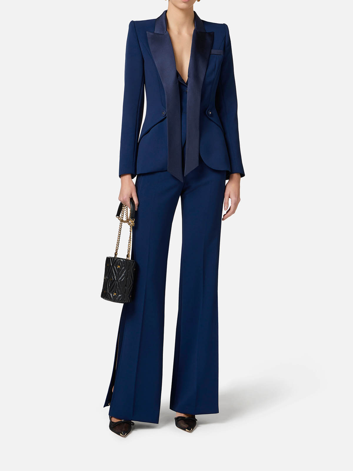 ボトムスその他 Elisabetta Franchi Tailored Crepe Blazer Elisabetta Franchi Crepe Blazer | italist