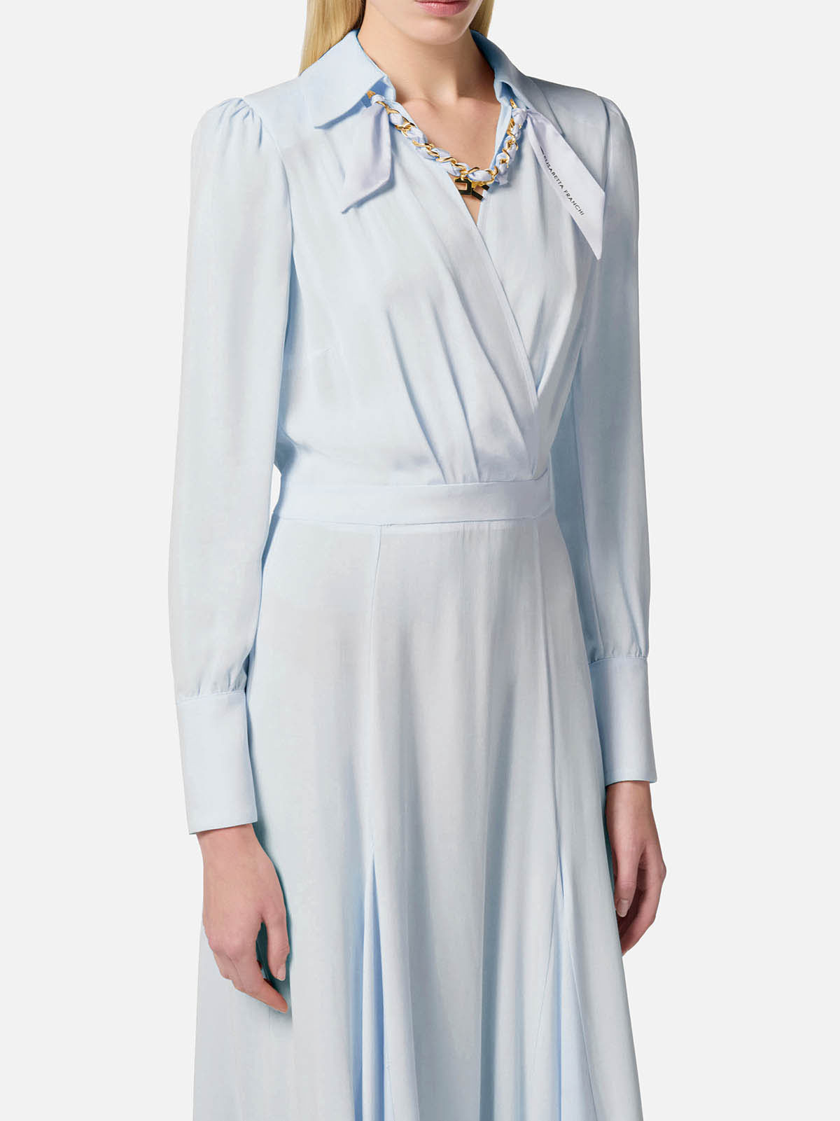 【Elisabetta Franchi】ツートンカラーカーフ付きブレザー Elisabetta Franchi – FerrarisBoutique