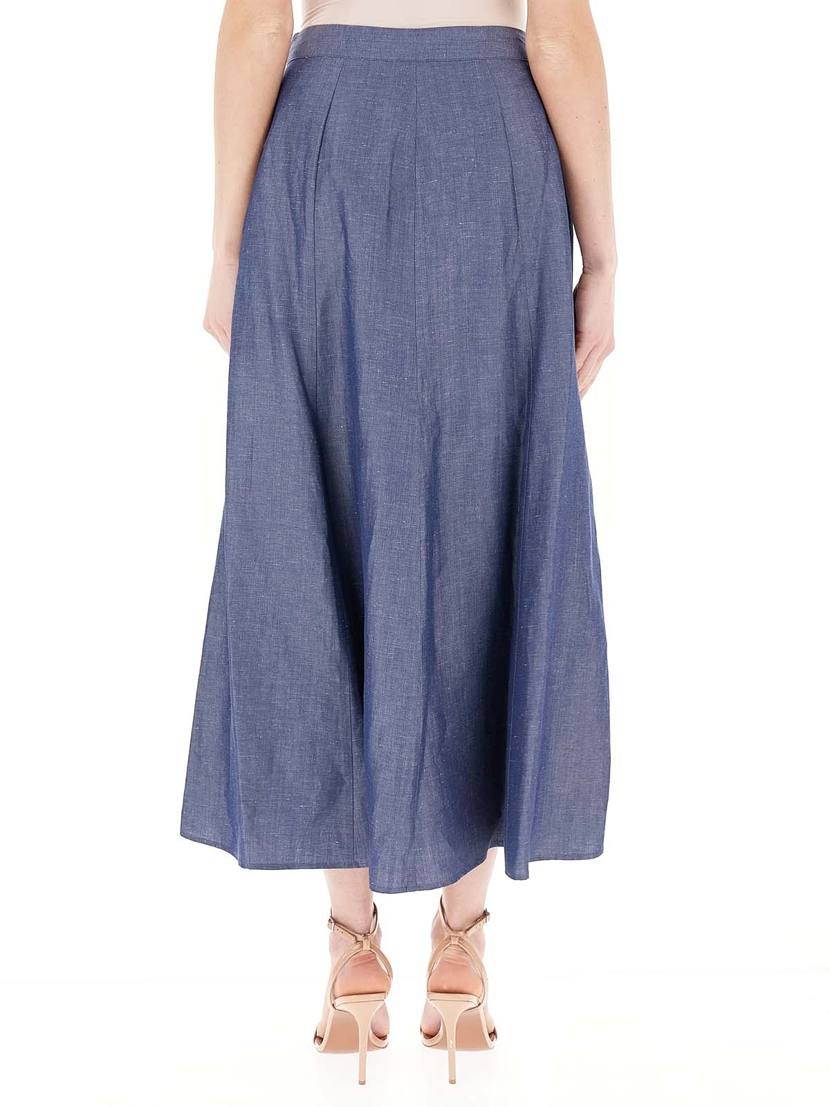 スカート LIU JO WA5353T4818 Skirts Linen blend skirt WA5353T4818 Liujo Linen Blend Skirt