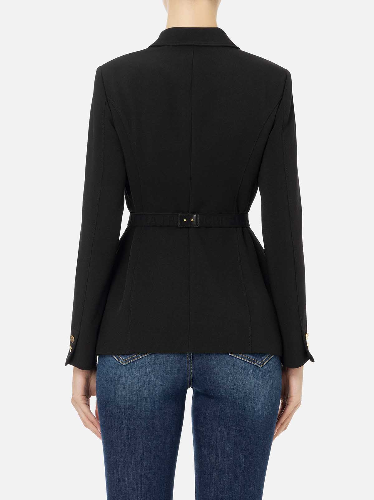 アウターその他 ELISABETTA FRANCHI Woman Blazer Black GI133 110 27594322_57394531_600.jpg