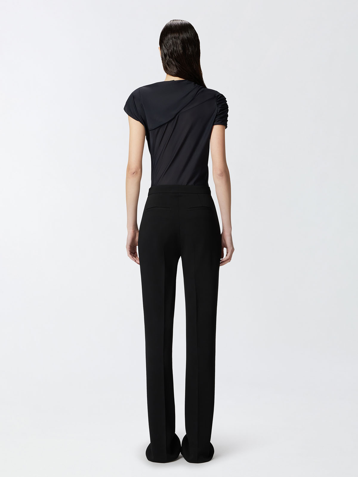 パンツ PINKO Woman Pants Black 104690A0IM Z99 104690A0IM Pinko Pollo | Elegant Flared Linen Trousers