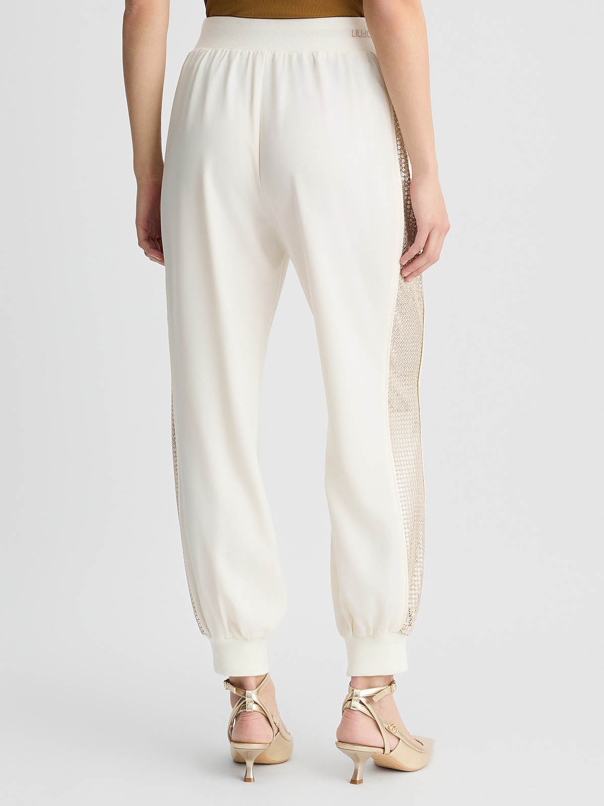 パンツ LIU JO Women Straight Pants TA5264 TS423 M9185 WHITE LIU JO Women Straight Pants TA5264 TS423 M9185 WHITE (LIU JO