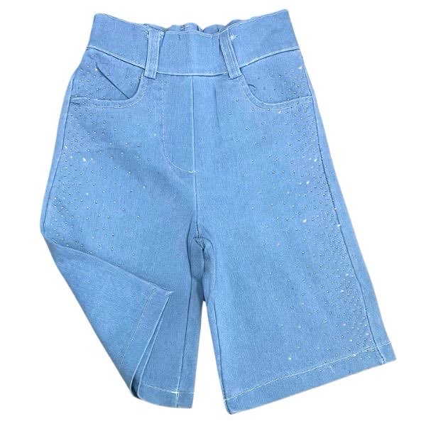Jeans Strappati KIDSCOOL SPACE Per Bambini - Con Vita Elastica, Taglie 6 Mesi - 5 Anni - Foto 2