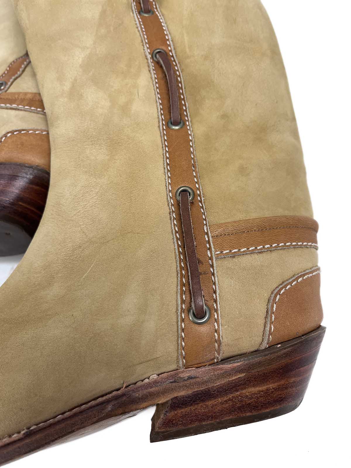 Roberto Stivaletti Uomo Pelle Spazzolata Testa Di Moro - Foto 8