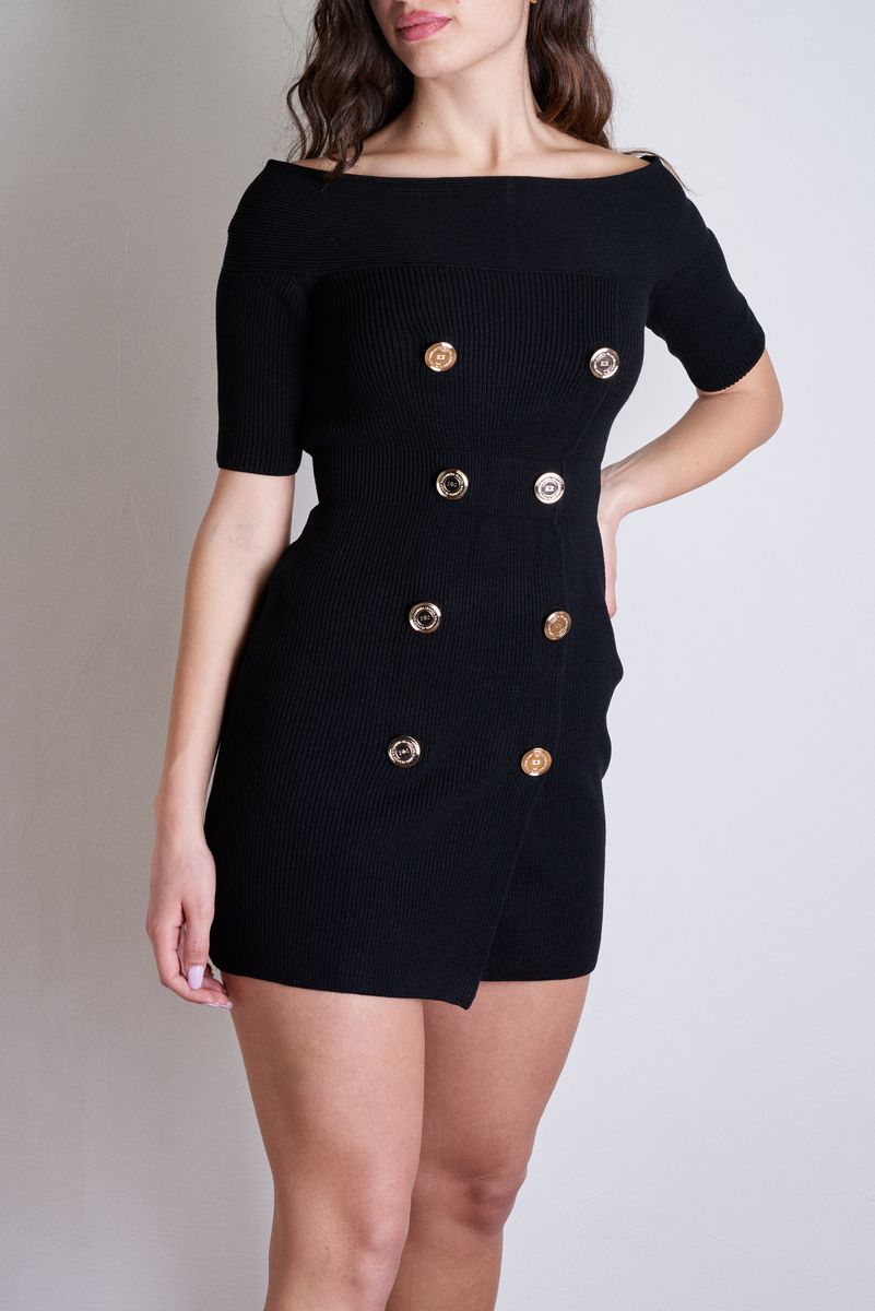 Elisabetta Franchi Abito Robe Manteau spalle scoperte am07q11e2 | Masi  Boutique