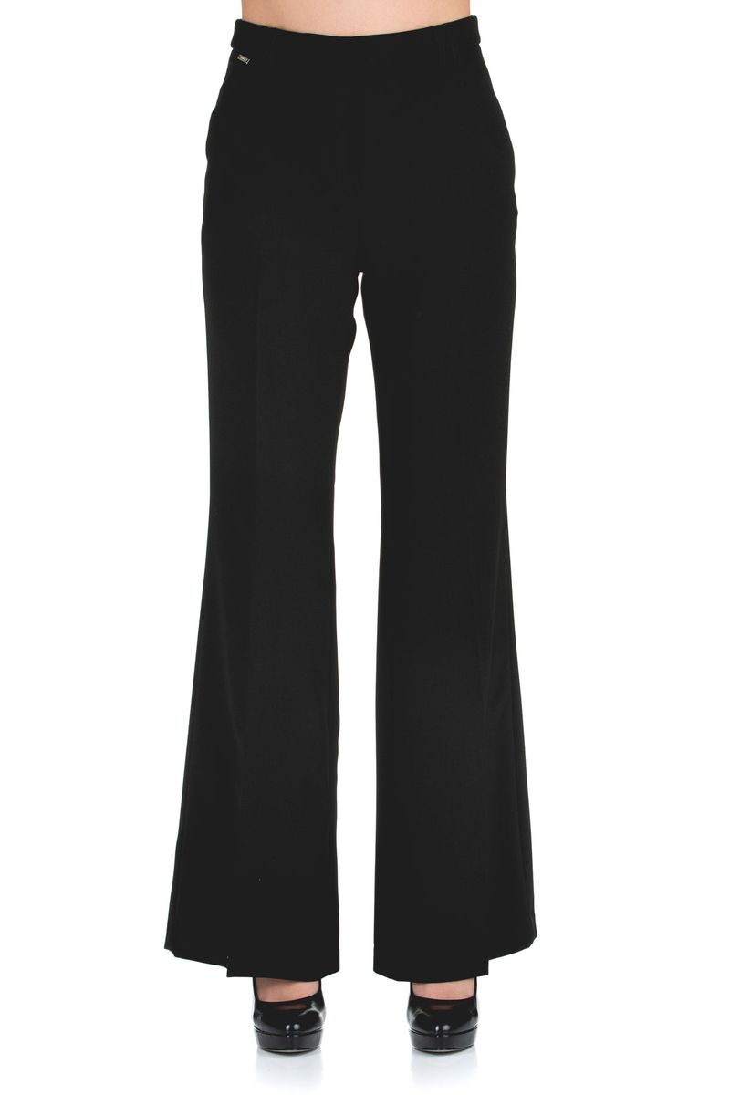 Pantaloni a palazzo nero elegante