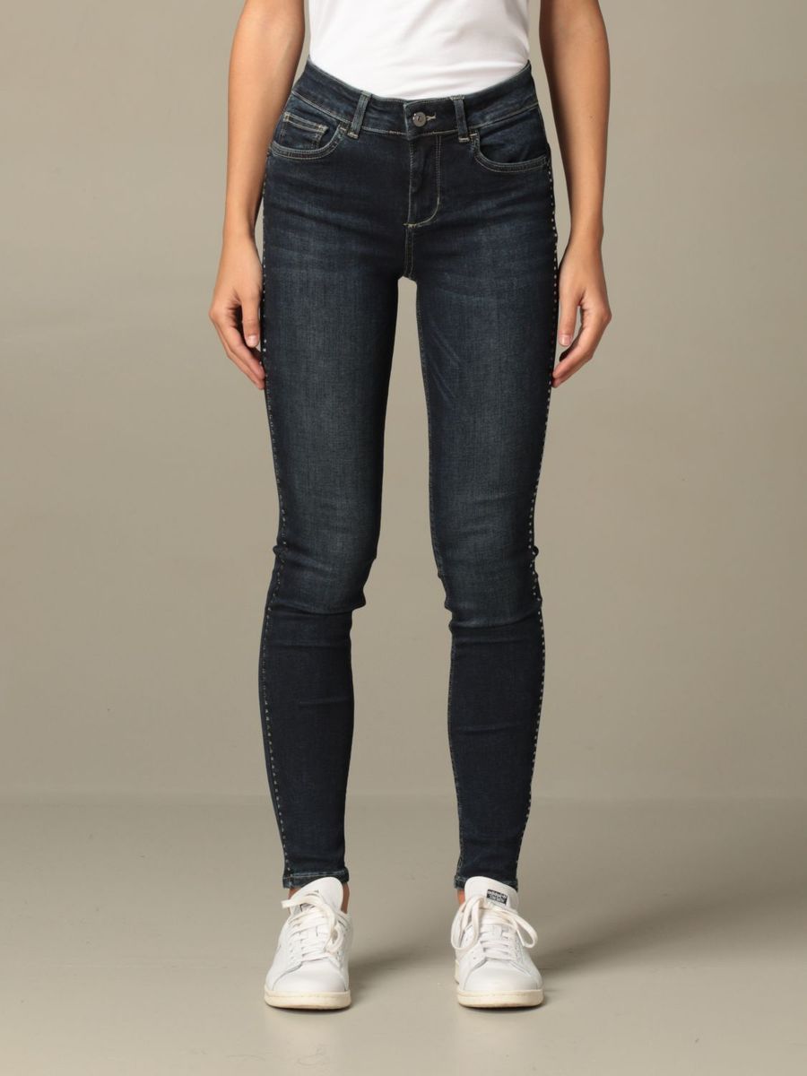 Liu Jo Jeans Slim Fit Strass Laterali
