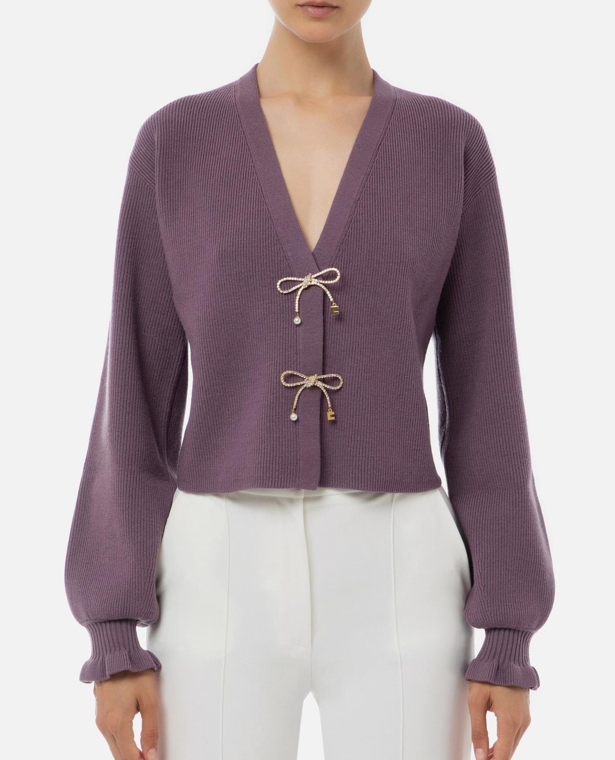 Top Crop Top Elisabetta Franchi Vintage Taille 40 | Noir | Italie | Occasion Très Bon état | Parfait Pour Soirée