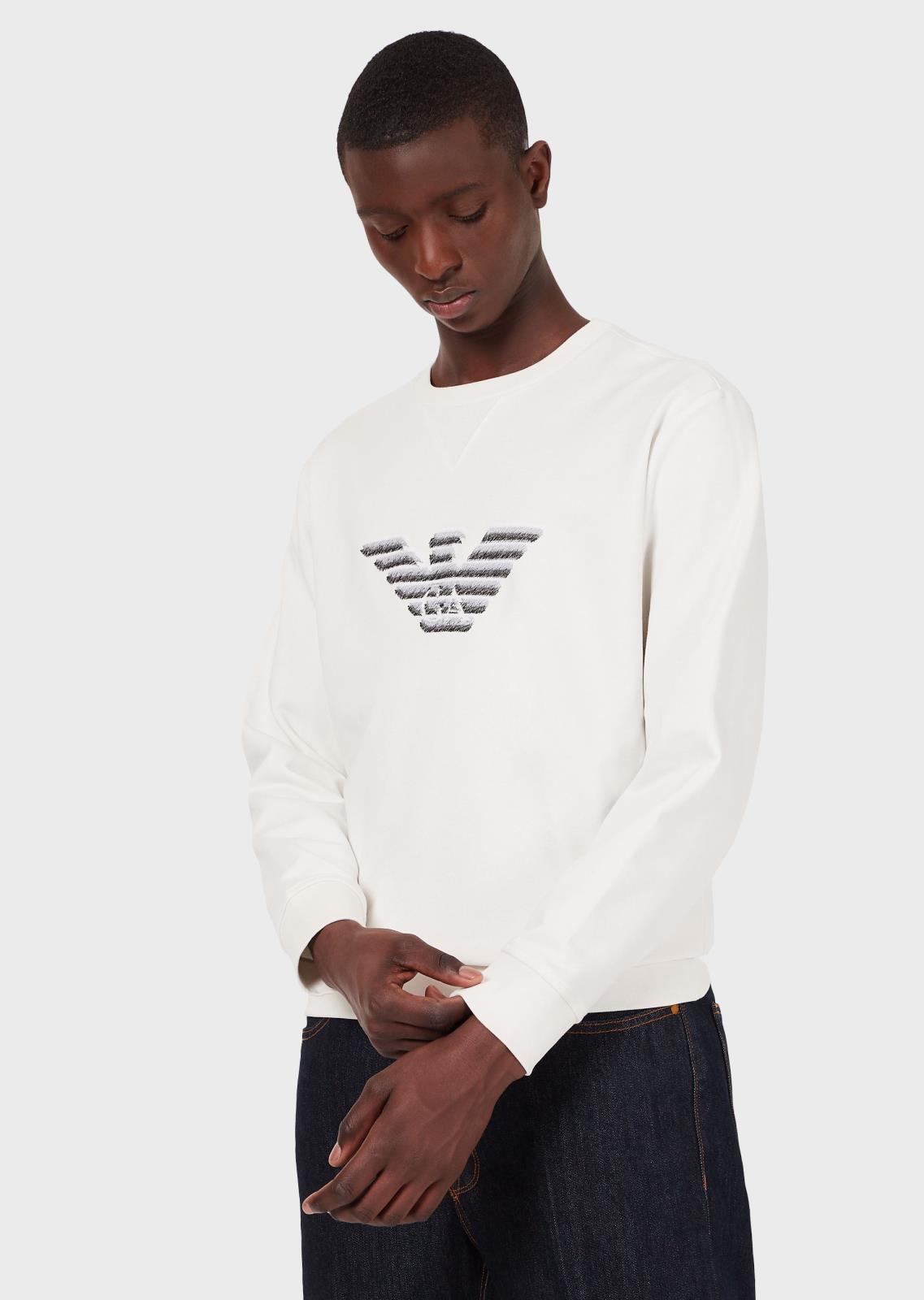 Shirt Uomo Bianca Maglietta Emporio Armani Bianca Maglietta Bianca