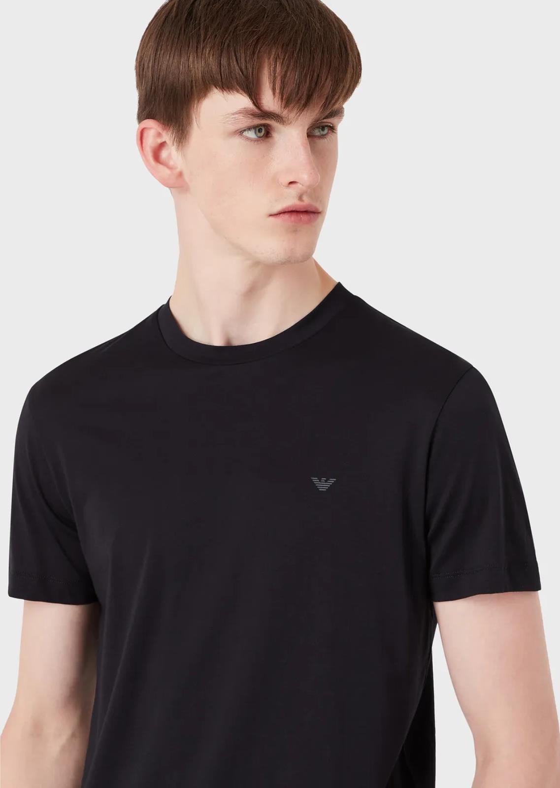 Emporio Armani ブラック フルジップフーディ XXL セットアップ Emporio Armani ブラック フルジップフーディ XXL セットアップ