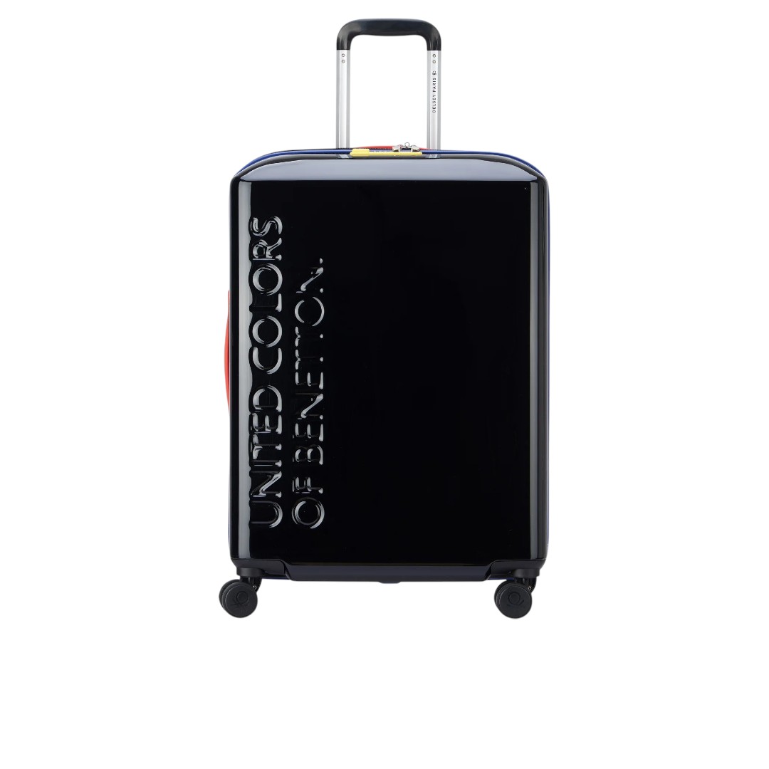 Trolley rigido grande, taglia L-DELSEYxBENETTON- leggero, comodo e pratico. D...