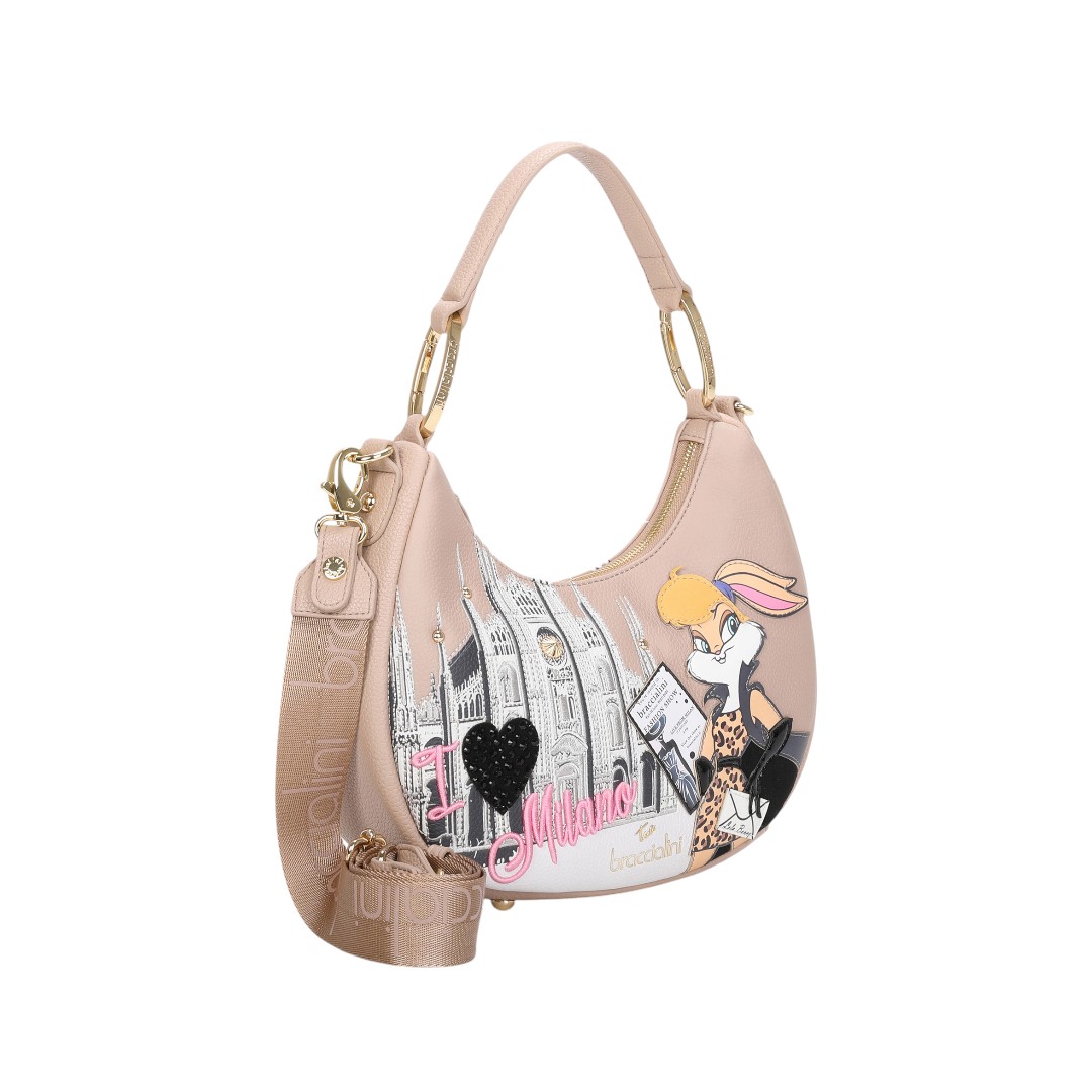 BORSA A SPALLA BRACCIALINI CARTOLINE LT LT205 - Imagen 4 de 6