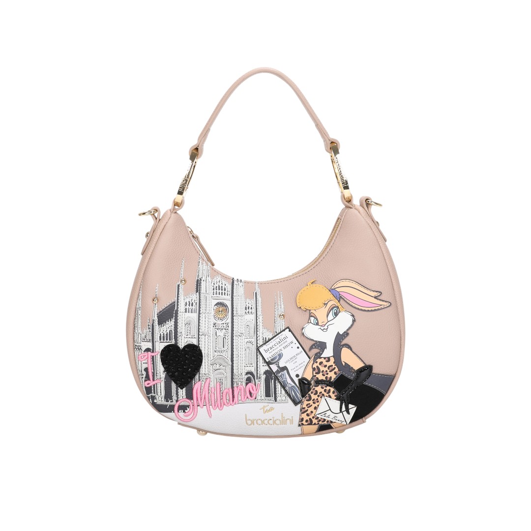 BORSA A SPALLA BRACCIALINI CARTOLINE LT LT205 - Imagen 2 de 6