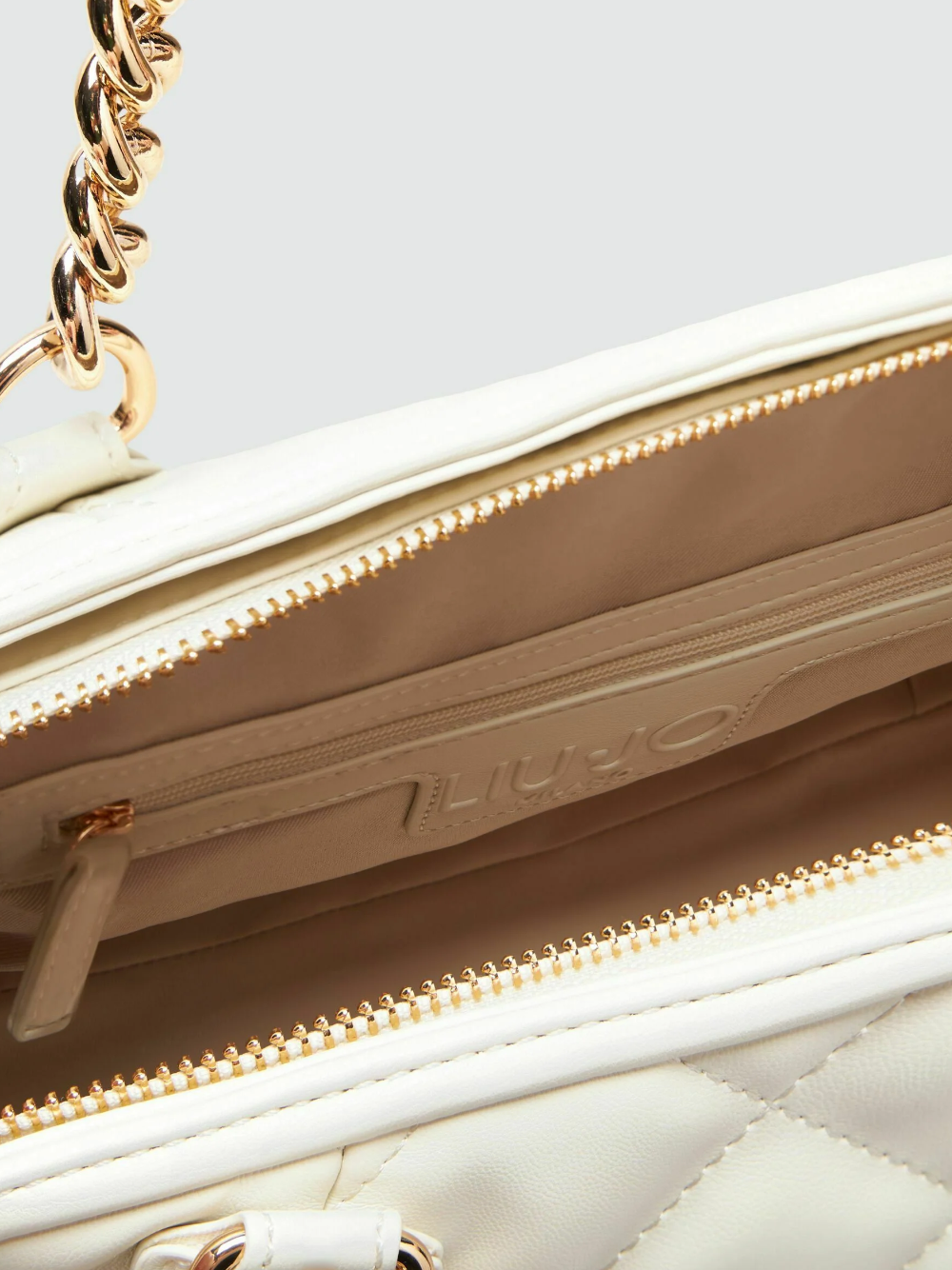 BORSA LIU JO AA5132 E0015Borsa shopping in tessuto matelassè e manico a cate... - Imagen 8 de 11