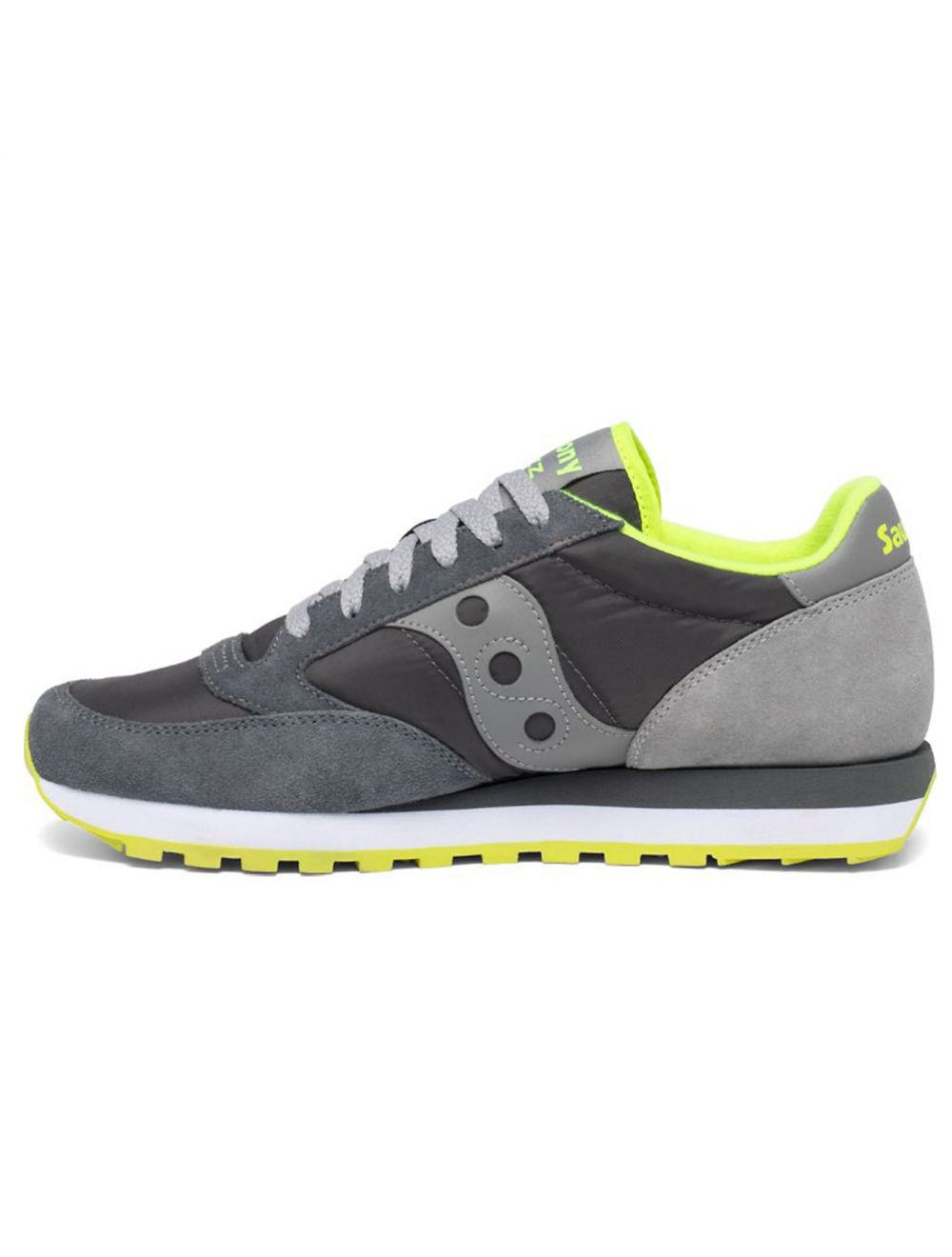 Saucony Jazz Original Pavement Grigio Giallo Fluo Scarpe Uomo Grigio 2023 - Imagen 3 de 7