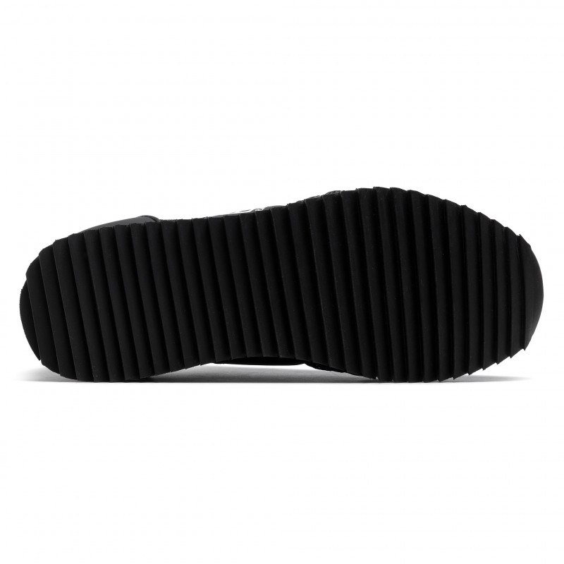 EA7 Classica Lacci Lifestyle Nera Bianca Scarpe Unisex adulto Nero 2022 - Imagen 4 de 7