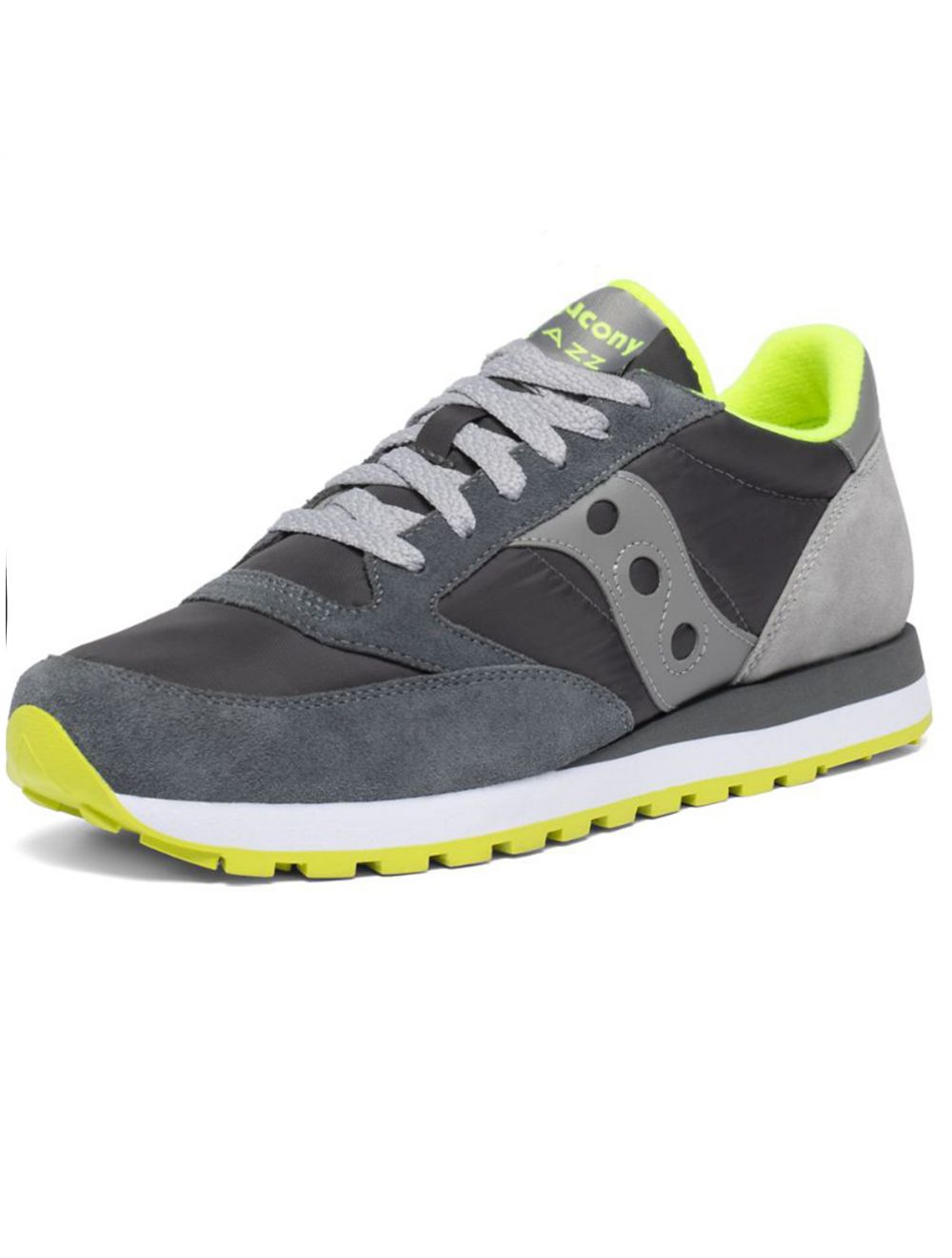 Saucony Jazz Original Pavement Grigio Giallo Fluo Scarpe Uomo Grigio 2023 - Imagen 7 de 7
