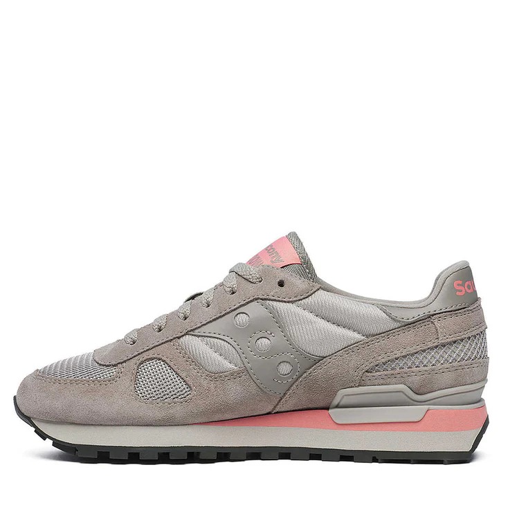 Saucony Shadow Original Donna Grey Pink S1108-883 Donna Grigio Tela 2023 - Imagen 3 de 5
