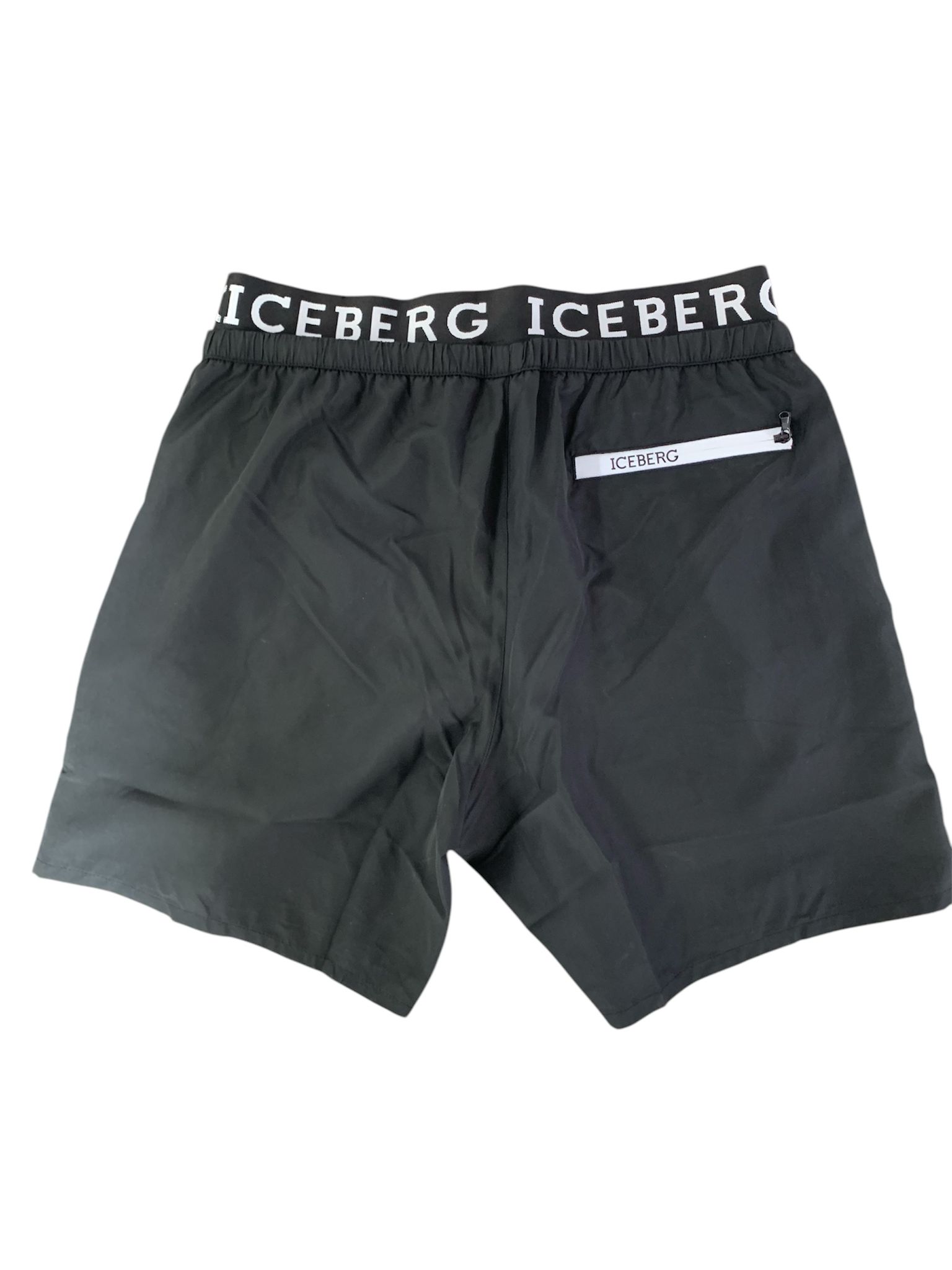 Iceberg Costume Mare Uomo Nero Elastico Costumi da bagno Uomo Nero 2025 - Imagen 2 de 3