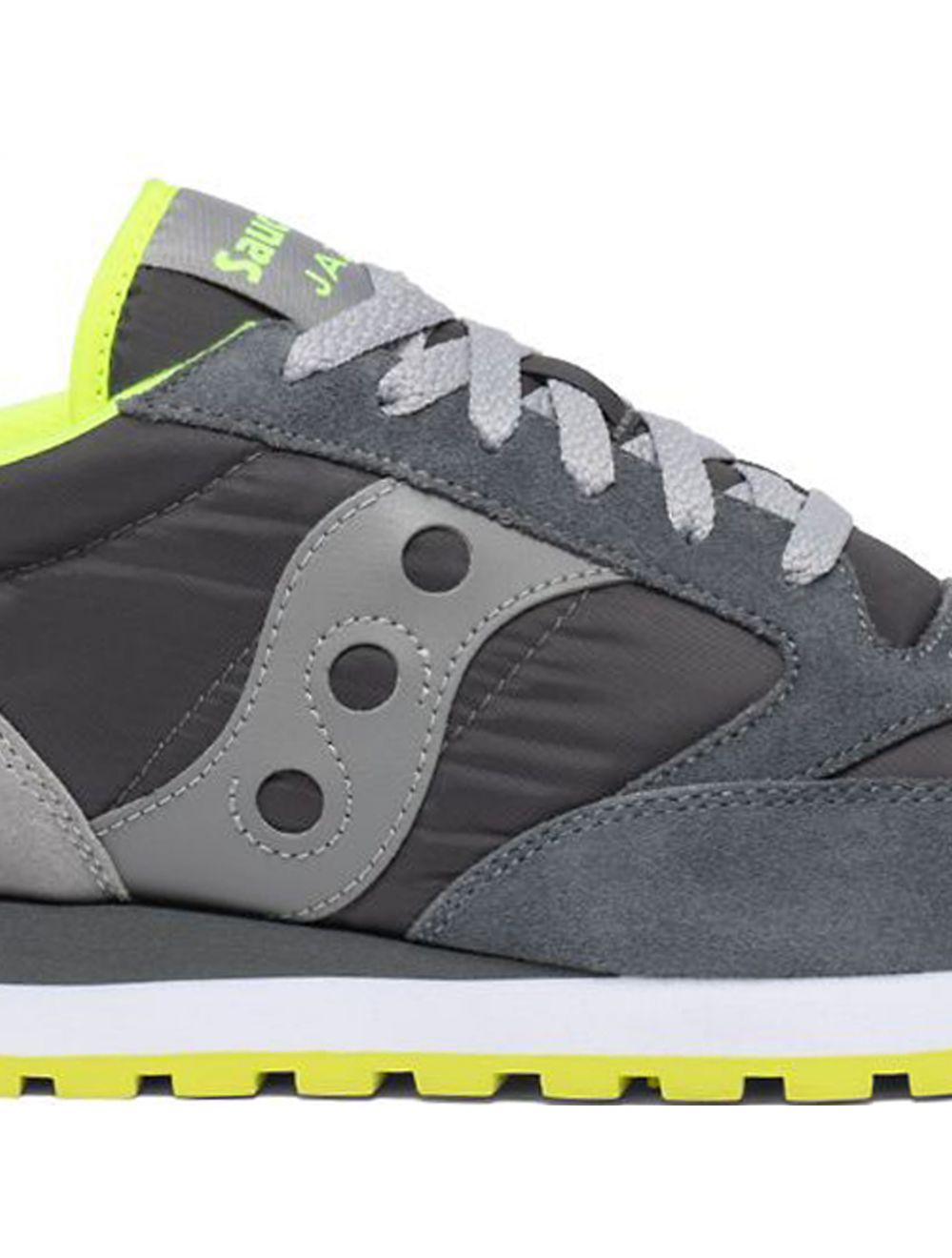 Saucony Jazz Original Pavement Grigio Giallo Fluo Scarpe Uomo Grigio 2023 - Imagen 4 de 7