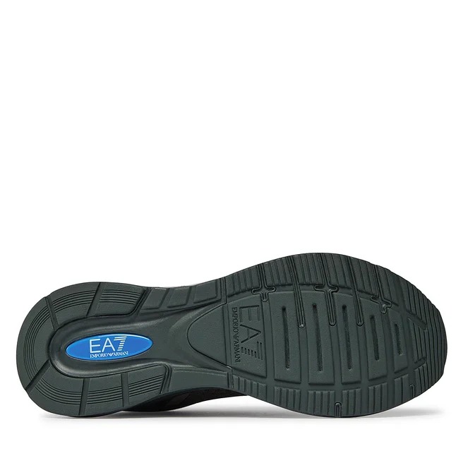 EA7 Sneakers EA7 Crusher Verde Militare Scarpe Uomo Nero 2023 - Bild 7 von 7