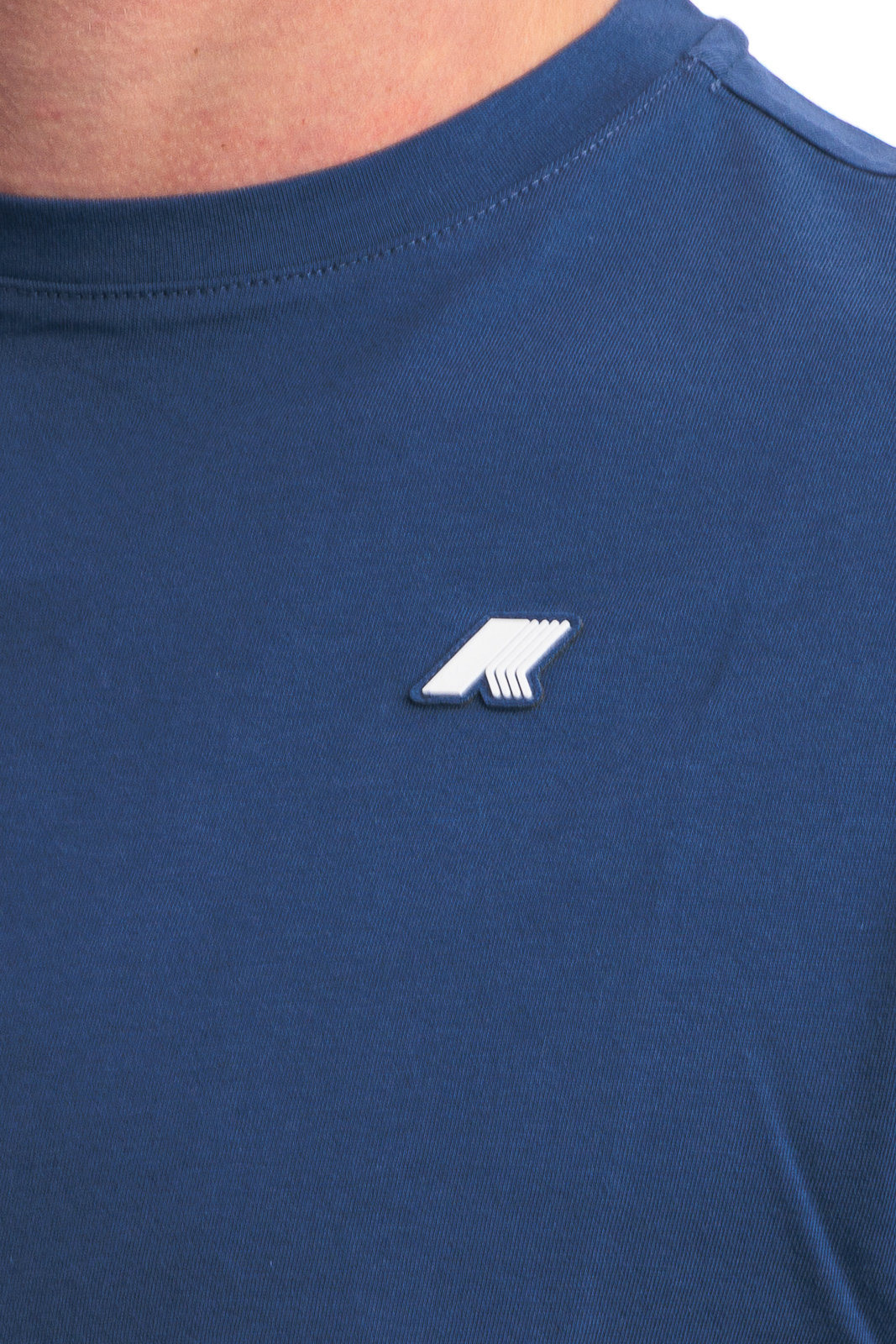 Tシャツ・カットソー K-WAY Men T-shirt Blue K7125UW K89 T-ShirtsTop Man ODOM JERSEY T-Shirt BLUE DEPTH