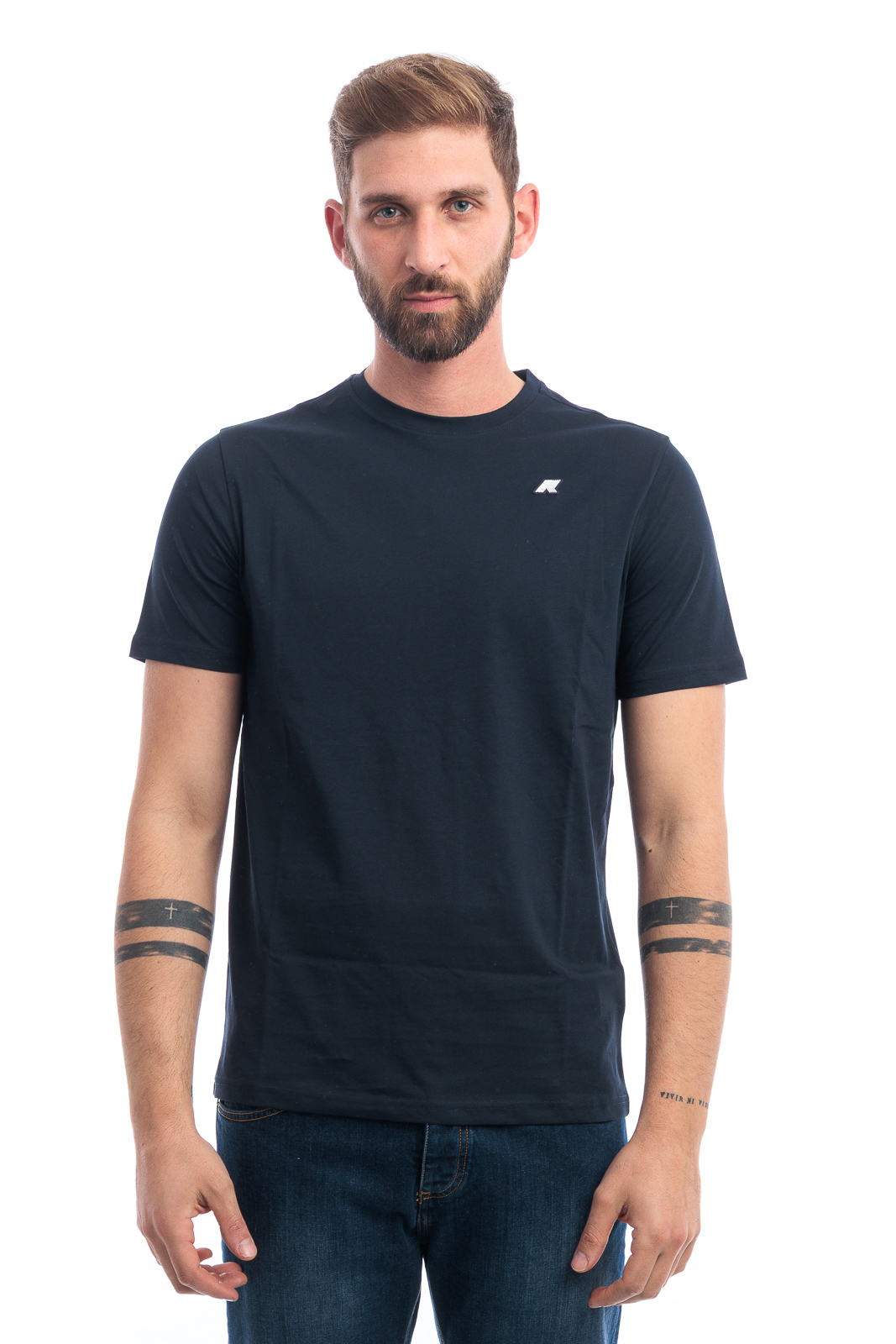 Tシャツ・カットソー K-WAY Men T-shirt Blue K7125UW K89 UBK7125UW___K89_dad2d86c-3c67-