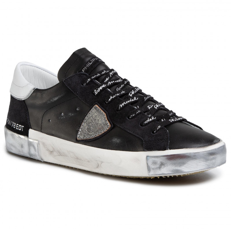 Sneakers Philippe Model PRSX PRLU-V024 blanc - rouge | FRMODA.com
