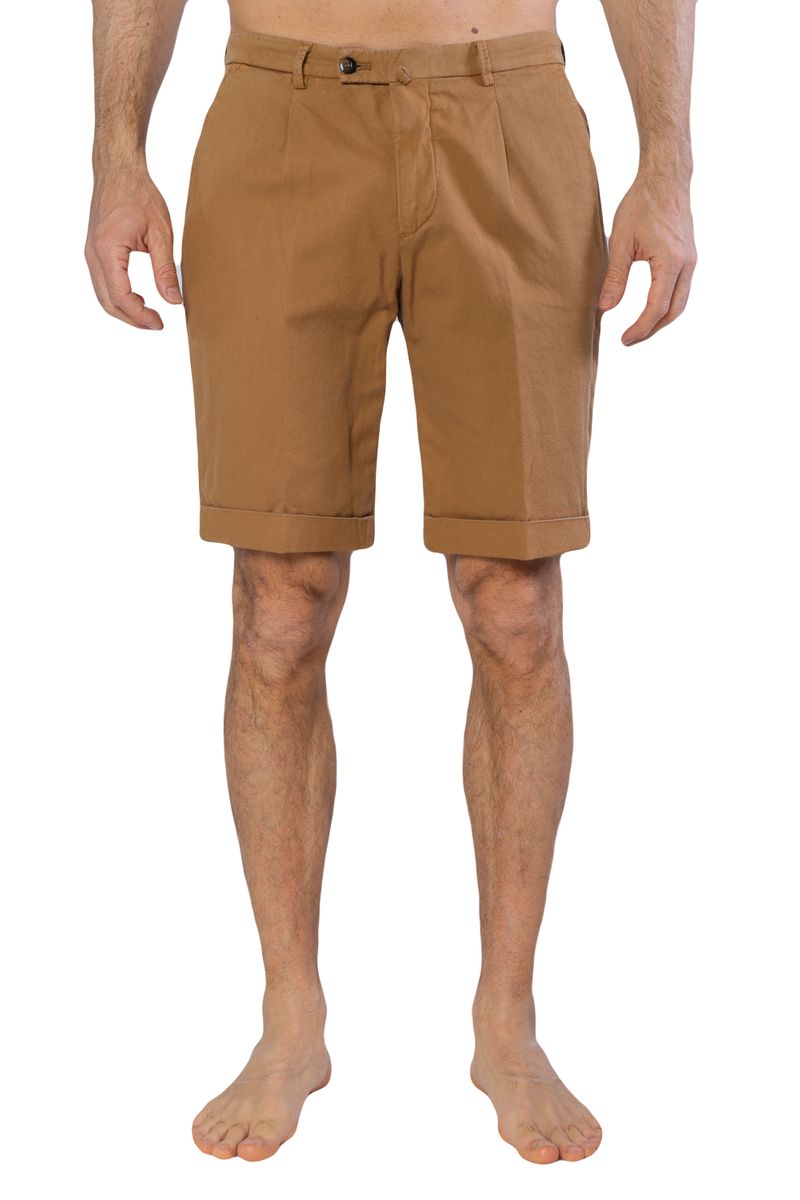 BRIGLIA PANTALONCINO BERMUDA IN LINO