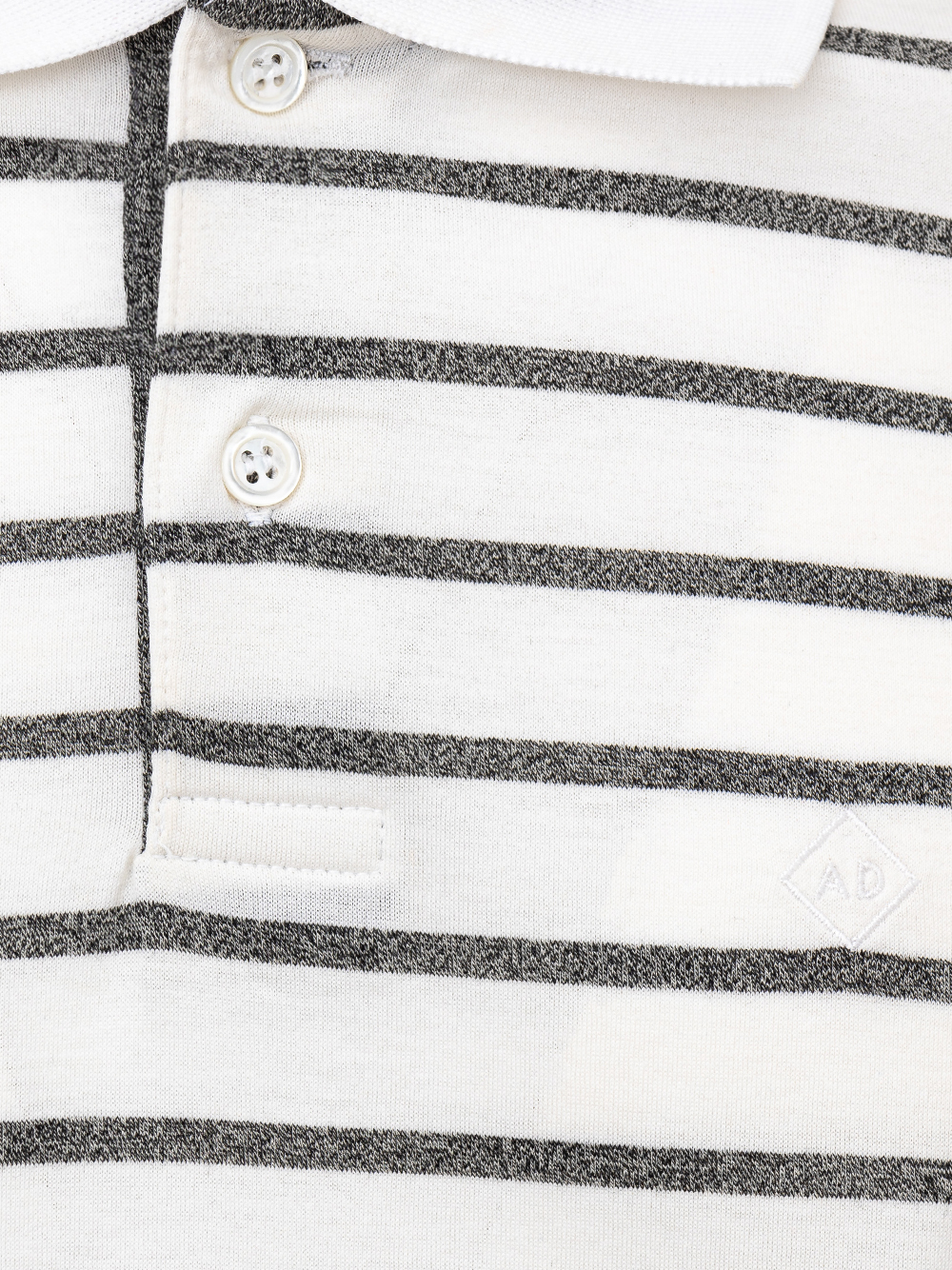 Dunhill Poloshirt Baumwolle gestreift - Bild 4 von 5