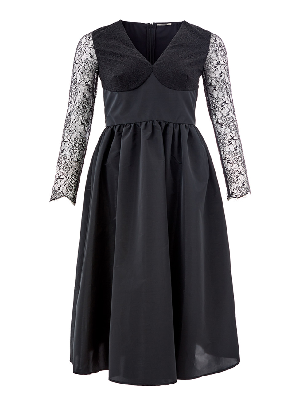 Kleid schwarz mit Tüllmieder - Bild 2 von 7