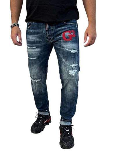 G2 FIRENZE JEANS RED LEATHER
