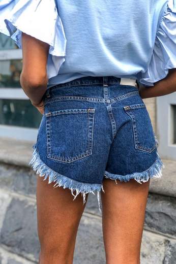 Vicolo Pantaloncini bianco in maglia a trecce - Calibro Shop