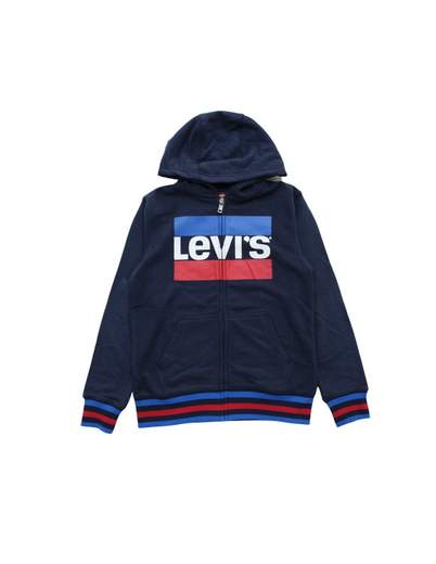 Felpa Con Cappuccio Levi's Kids - Taglio Oversize, Zip Completa, Tessuto Spugna - Foto 6