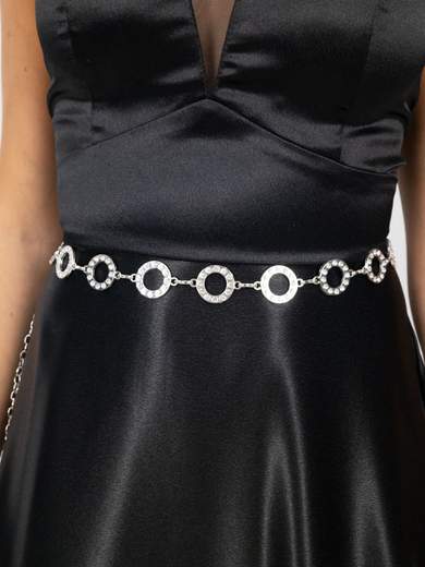 Elegant Women's Jewel Belt with Rhinestones – Adjustable