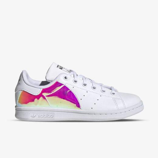 adidas Originals Shoe - Stan Smith J - Cloud White/Super Cool Tra