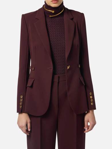 215 ELISABETTA FRANCHI イタリア製 フリル レイヤード